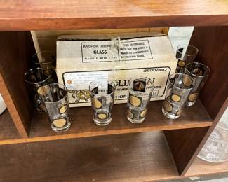 Anchor Hocking Golden Severna Glasses