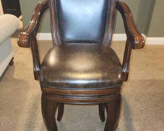 Qty 2 swivel barstools