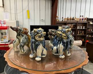 Japan Shisa Statue Foo Dogs 