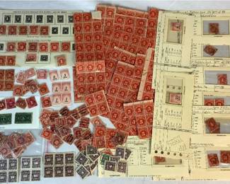 United States Postage Due Stamps dating back to 1879