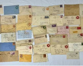 Covers, Letters and Postcards from the late 1800's