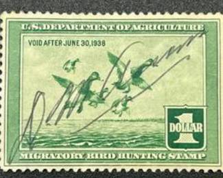 1937 $1 U.S. Federal Migratory Bird Hunting Stamp