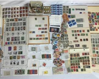 Collection of Stamps from India and Nepal dating back to 1882