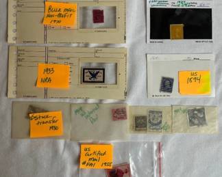 Variety of Stamps from United States dating back to 1894 - Internal Revenue, Certified Mail, Florida Documentary, Stock Transfer, NRA and Bulk Mail