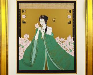 Lot 450 Original Lilian Shao Serigraph Floras Dream