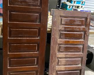 Antique Mahogany Doors