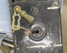 Interior Mortise Lock w/Key
