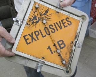 Truck Signage - Explosives