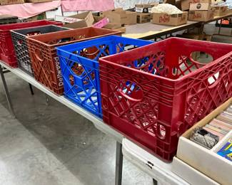 Plastic Milk Crates 