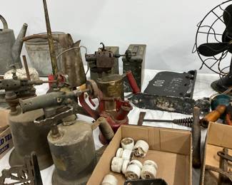 Assorted Vintage Metal Tools