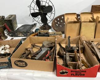 Assorted Vintage Metal Tools