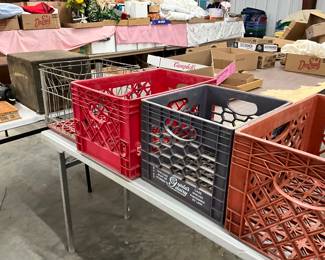 Plastic Milk Crates 