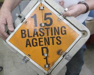 Truck Signage - 15 Blasting Agents D 1