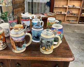 Assorted Beer Steins