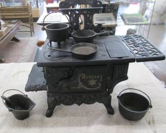 Crescent Cast Iron Stove Toy