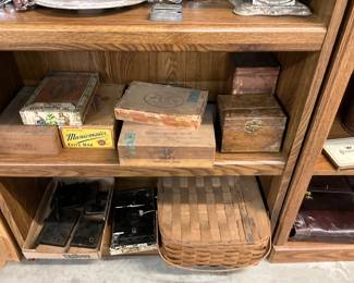 Assorted Cigar Boxes