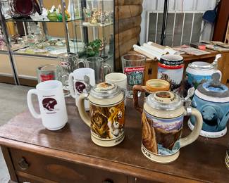 Assorted Beer Mugs & Steins