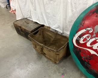 Industrial Canvas Tote /Bin 