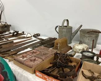 Vintage Metal & Galvanized Tools