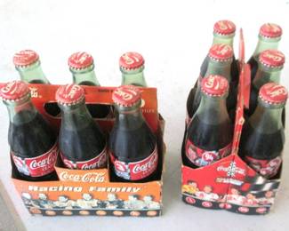 Coca Cola 6 Pack of Bottles NASCAR & Racing Family