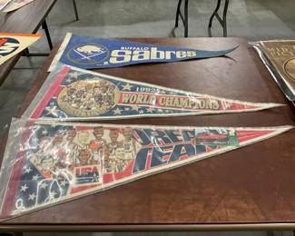 Pennants - Buffalo Sabres & 1992 Dream Team