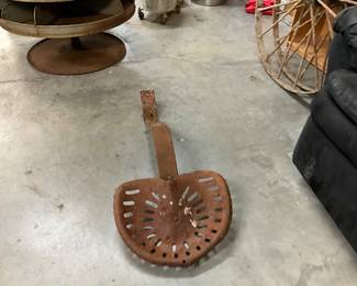 Metal Tractor Seat