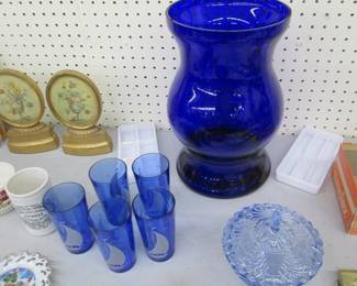 Cobalt Blue Glass Items
