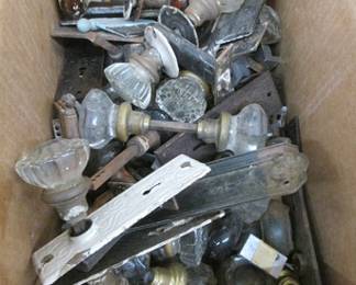 Vintage Glass Door Knobs
