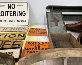 Assorted Metal Signs 