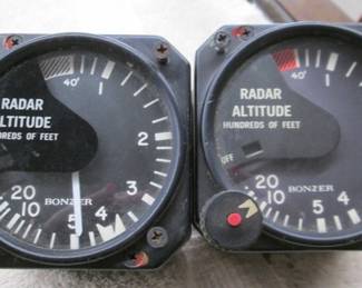Aircraft Bonzer A1-71 radar Altimeter Indicator