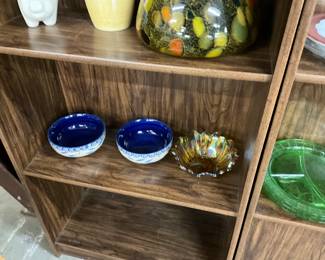 Ceramic Bowls - Indiana Iridescent Carnival Glass Bowl