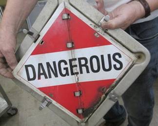 Truck Signage - Dangerous