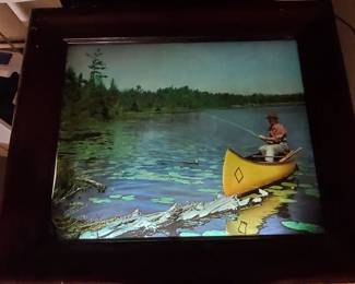 Lighted outdoor pictures