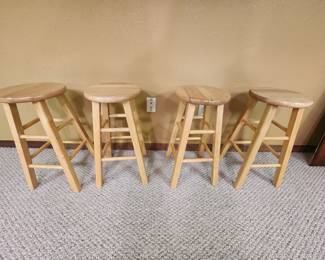 Set of 4 counter height stools