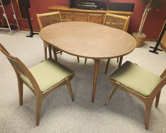 MCM table and 4 chairs