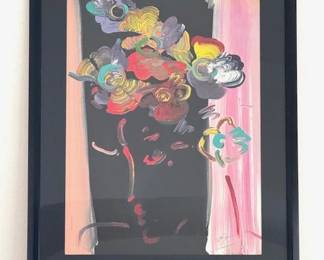 PETER MAX SIGNED SERIGRAPH / THE ROSEVILLE PROFILE