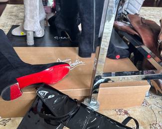 Authentic designer apparel, handbags, purses, shoes, boots for sale names like Chanel, Christian Louboutin, Jimmy Choo, Tory Burchand so much more