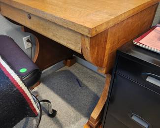 Vintage oak desk