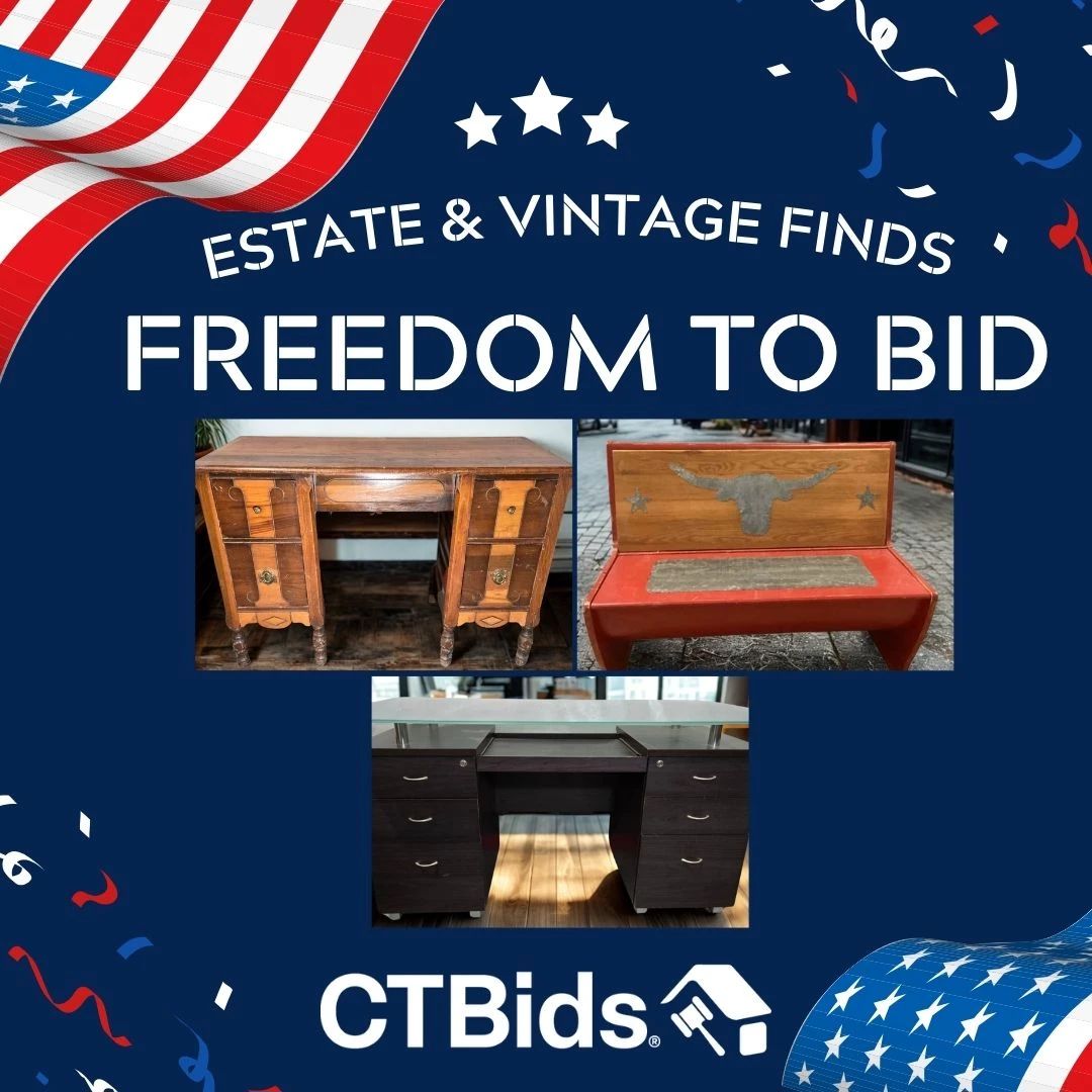 FREEDOM TO BID ESTATE & VINTAGE FINDS COVERPAGE