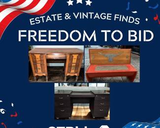 FREEDOM TO BID ESTATE & VINTAGE FINDS COVERPAGE