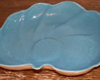 MCM Scalloped Pottery Dish