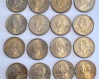 Collectors Of Lot Of State Series Quarter (16)