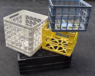 Plastic Milk Crates (4)