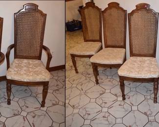 Thomasville Cane-backed Dining-room Chairs (6)