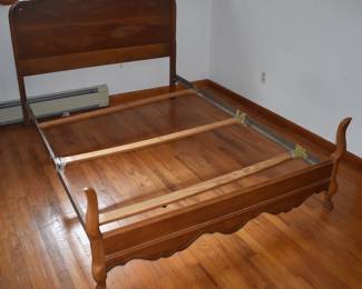 Bassett French Provincial Style Full Bed Frame