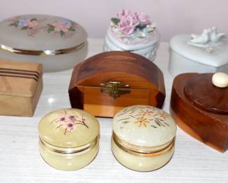 Assorted Trinket Boxes (8)