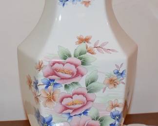 Hand Painted Floral Limoges Vase