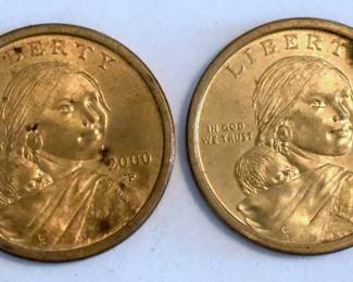 2000 Sequoia Dollar Coins (2)