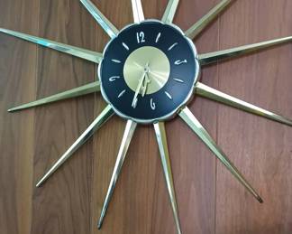 MCM Starburst clock