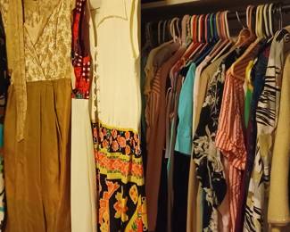 The clothes in this bedroom !
